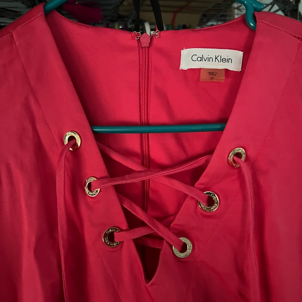 Calvin Klein pink mini dress - Picture 3 of 5